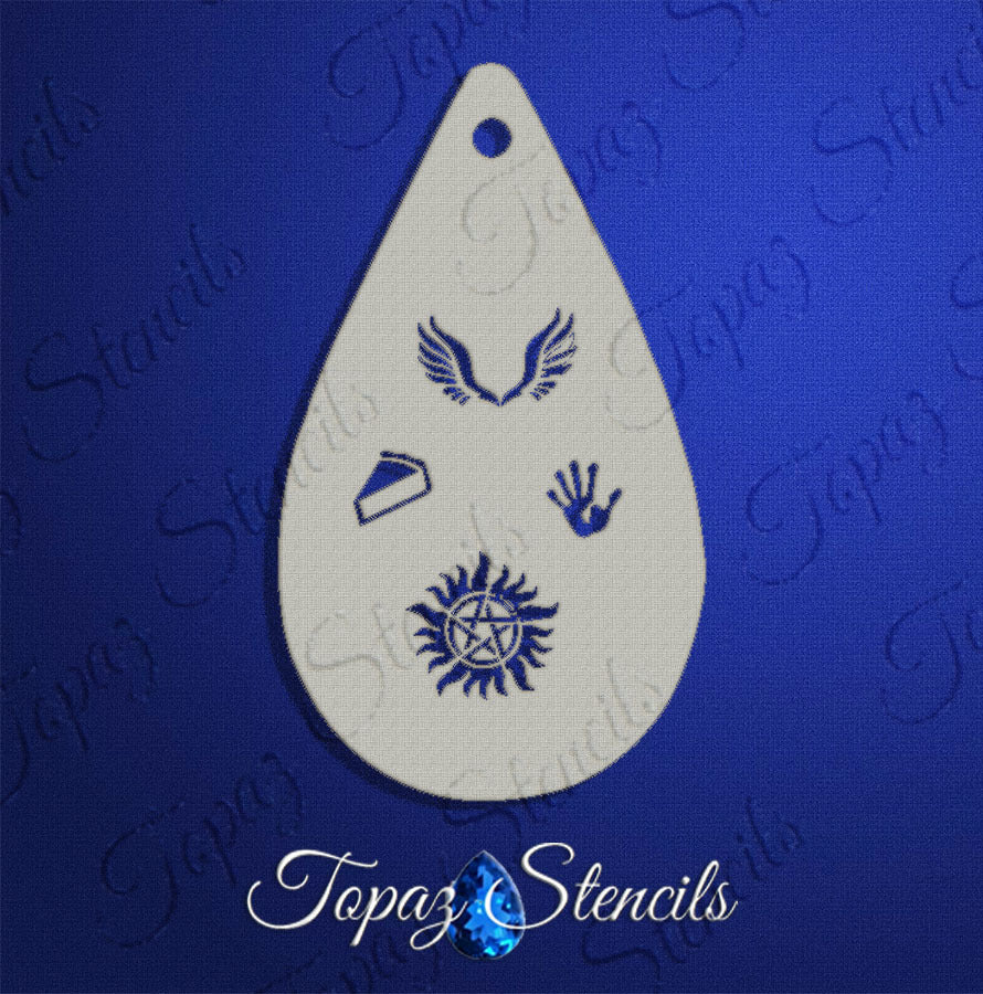 Super Natural Elements stencil