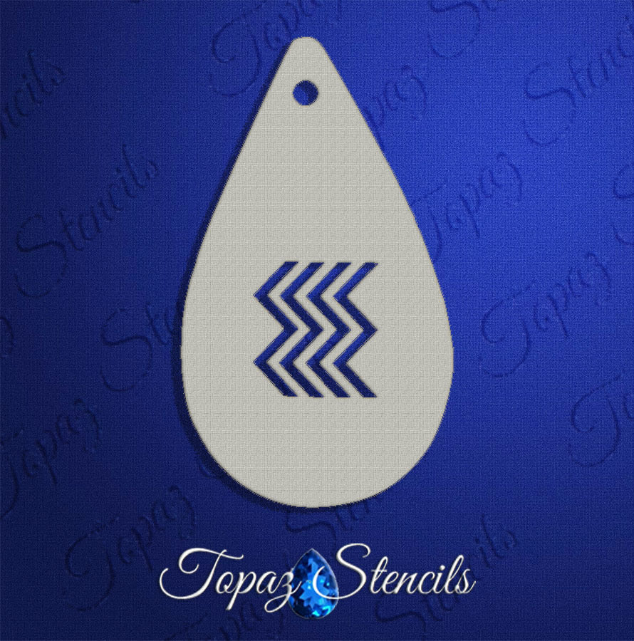 Chevron Texture stencil