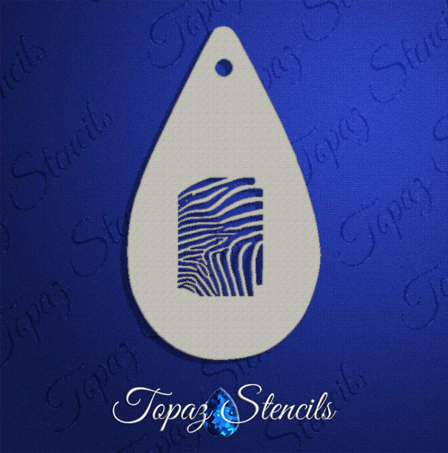 Zebra Stripes Texture stencil