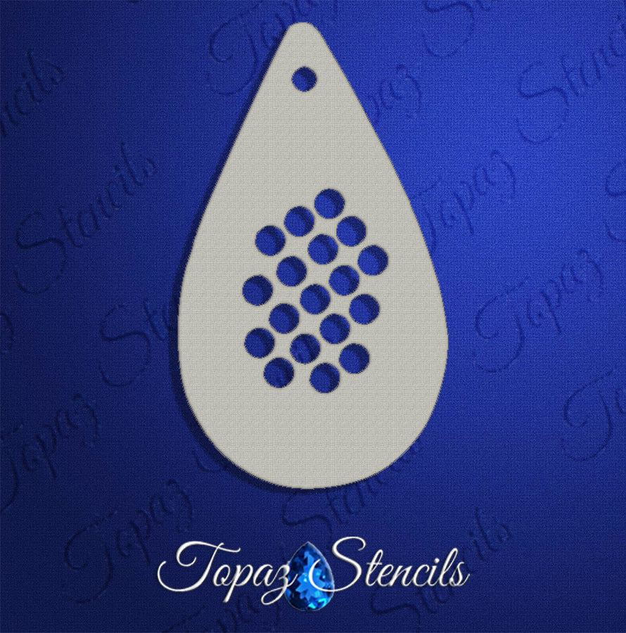 Polka Dot Texture stencil