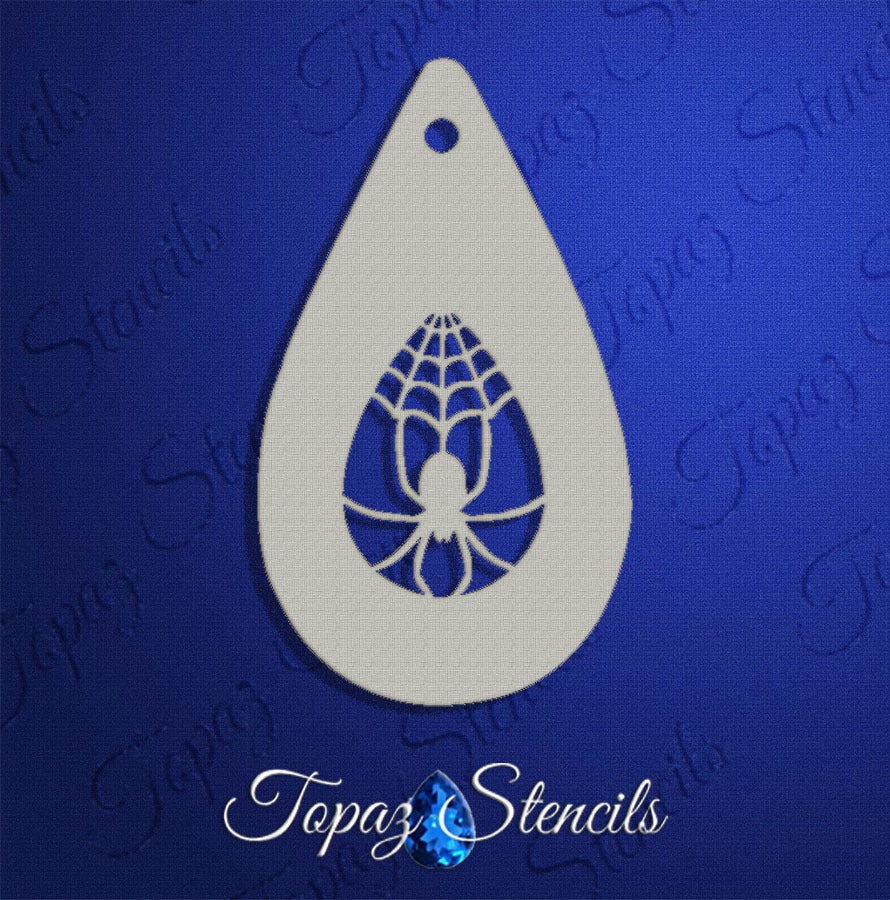 Reverse Spider and Web stencil