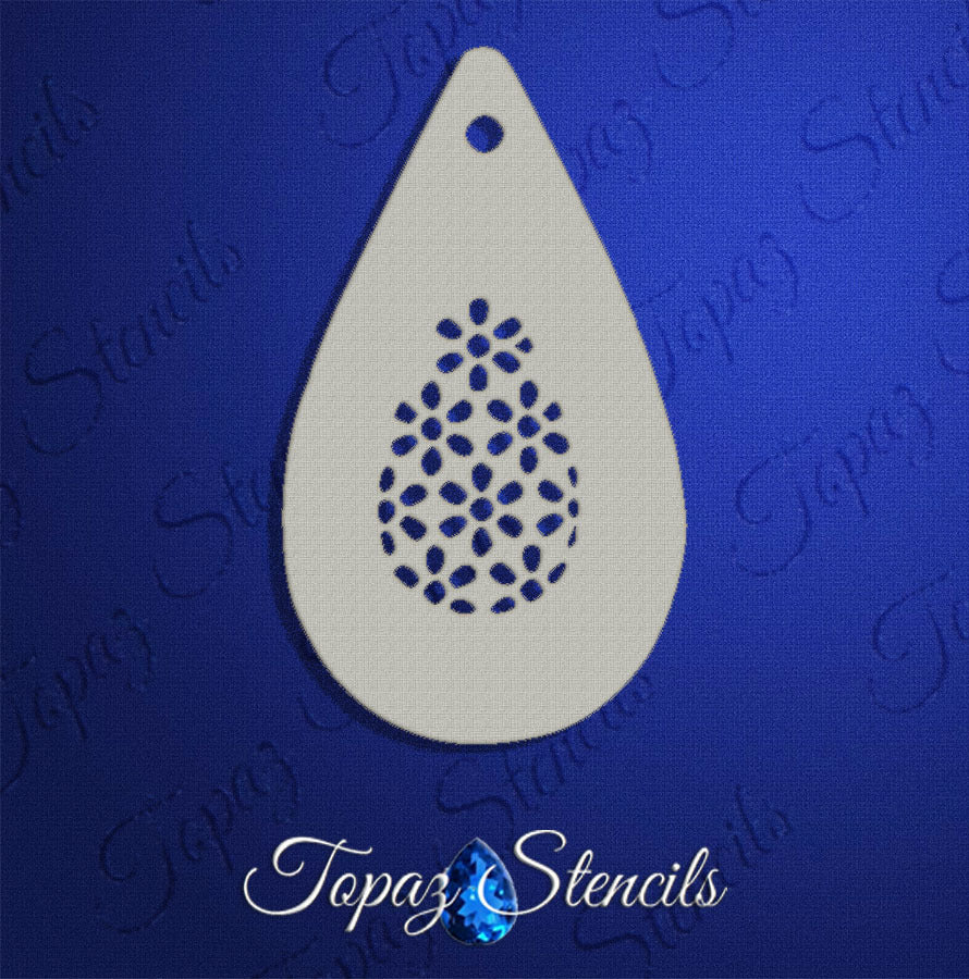 Pretty Flowers Texture stencil