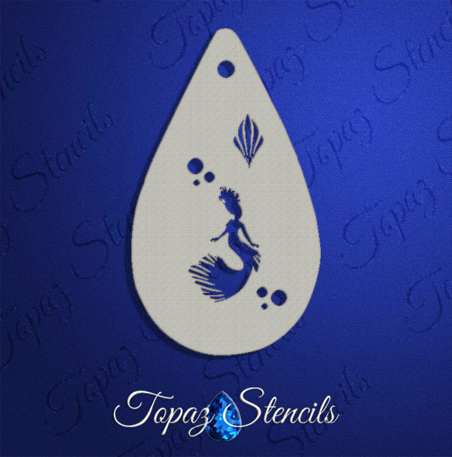 Fancy Mermaid stencil