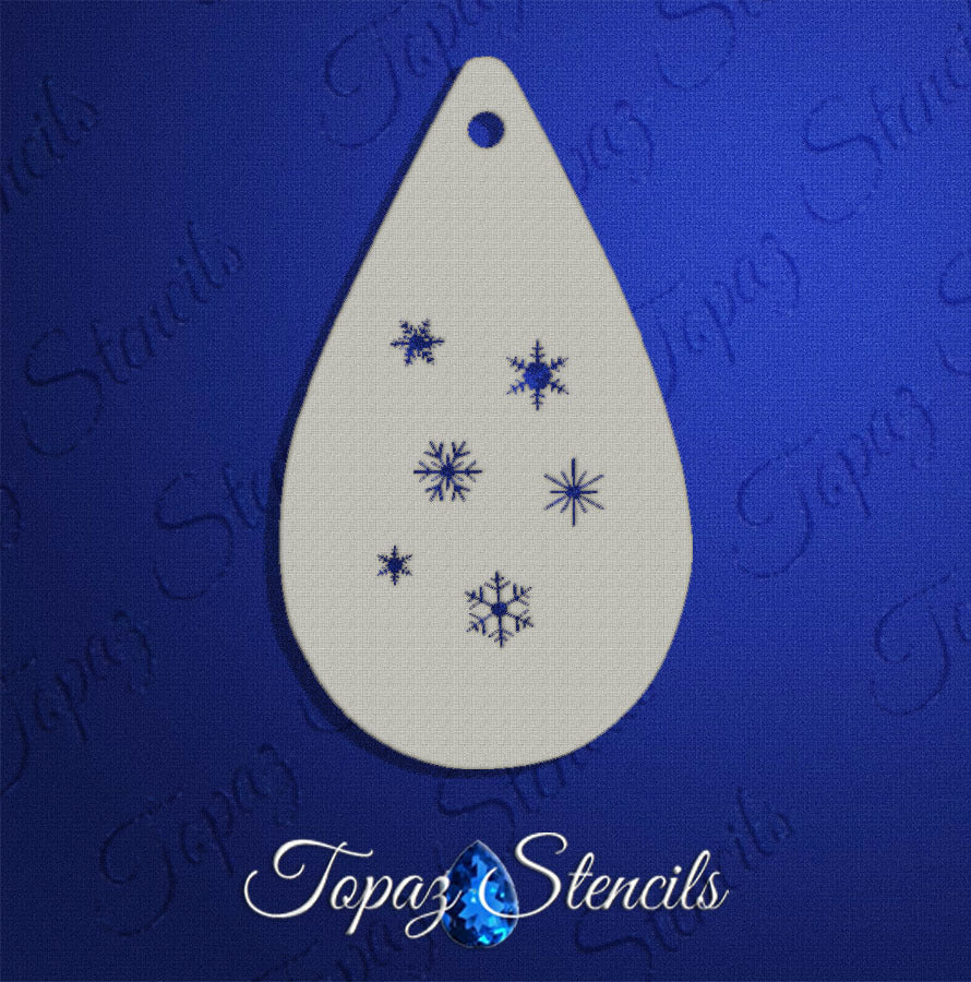 Snowflakes 1 stencil