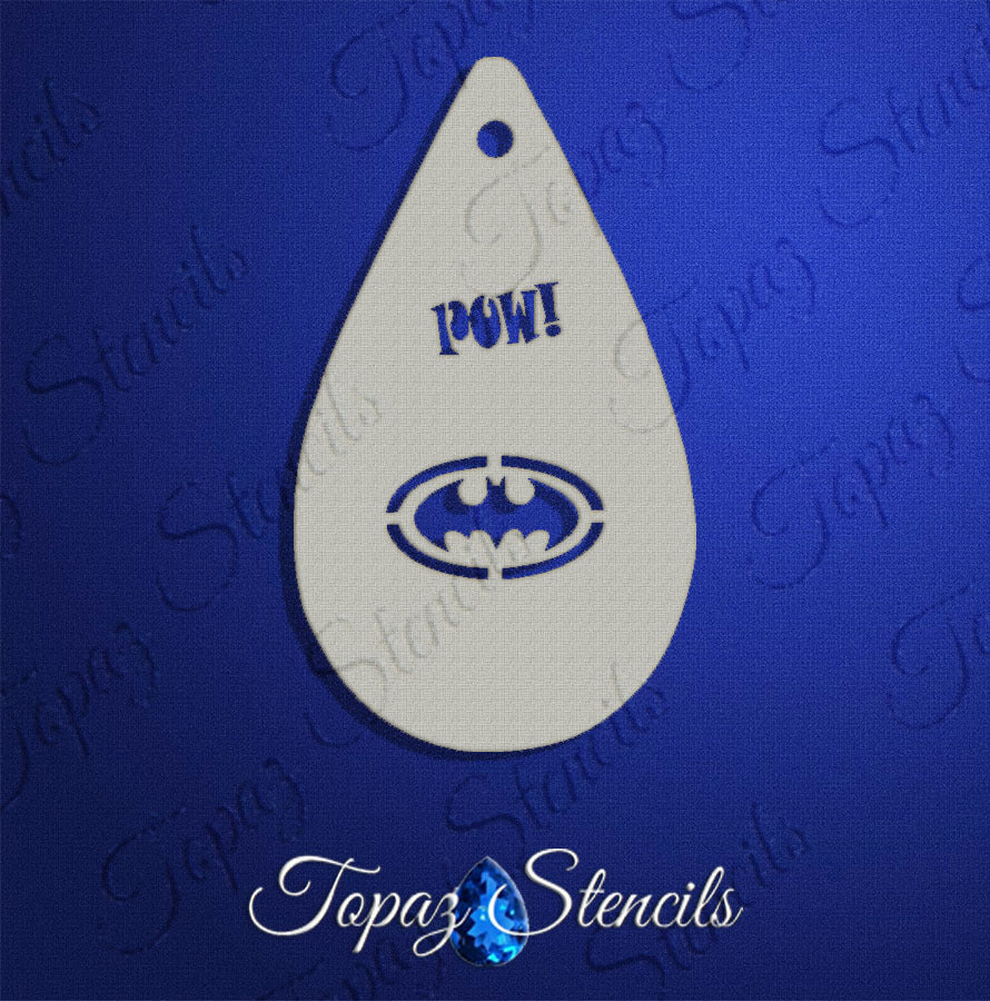 Bat Man stencil