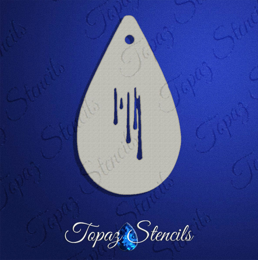 Drips stencil