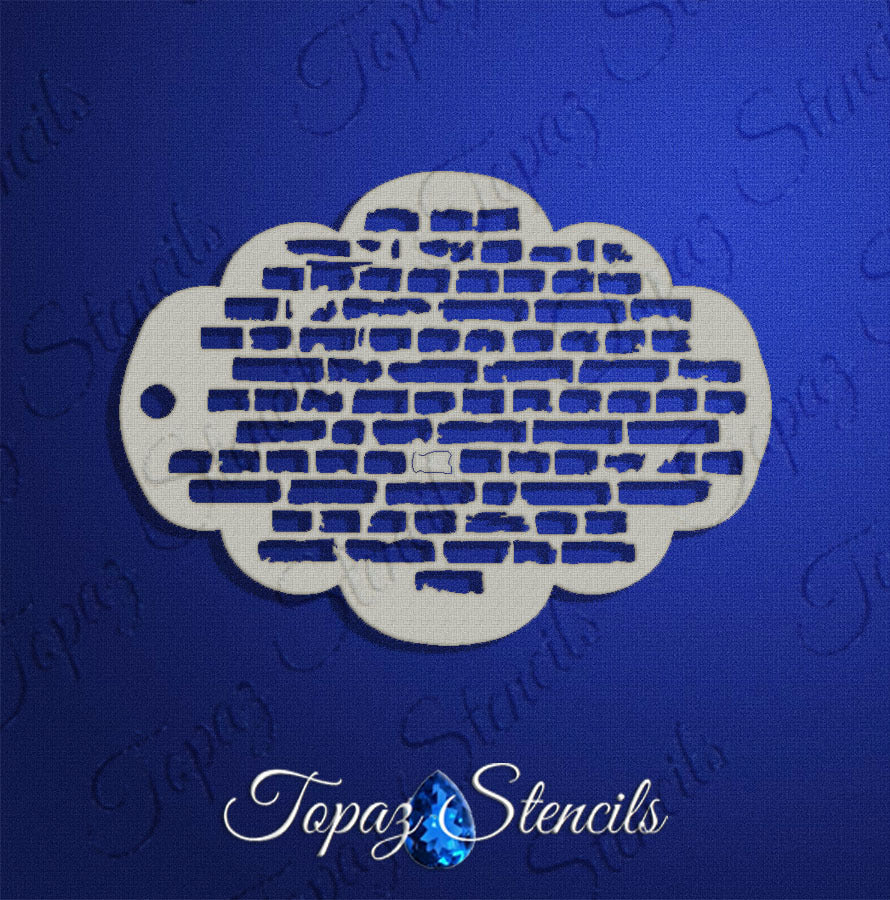 Old Brick stencil