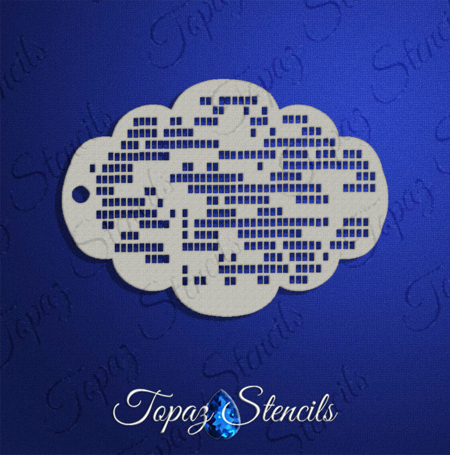 Dot Matrix stencil