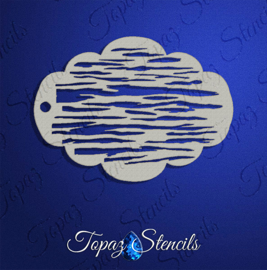 Water Reflections stencil