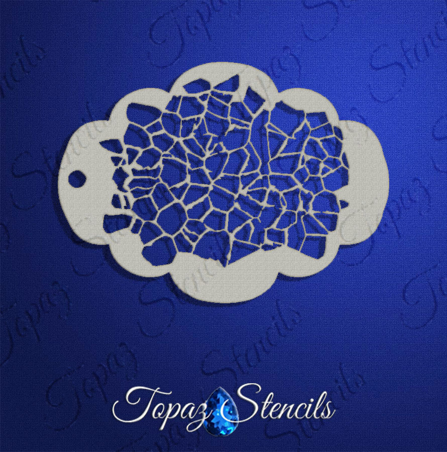 Shattered Glass Texture stencil