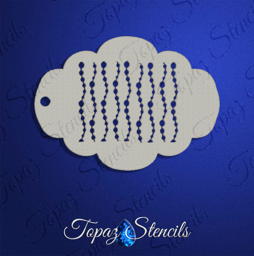 String of Beads Texture stencil