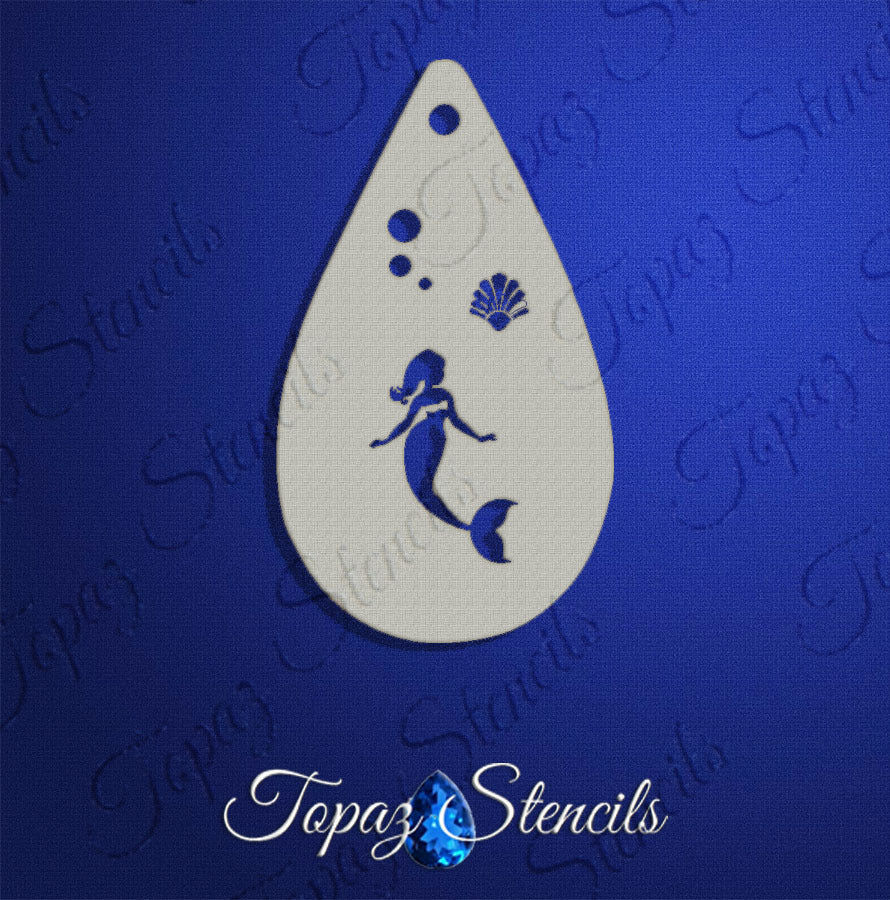 Mermaid stencil