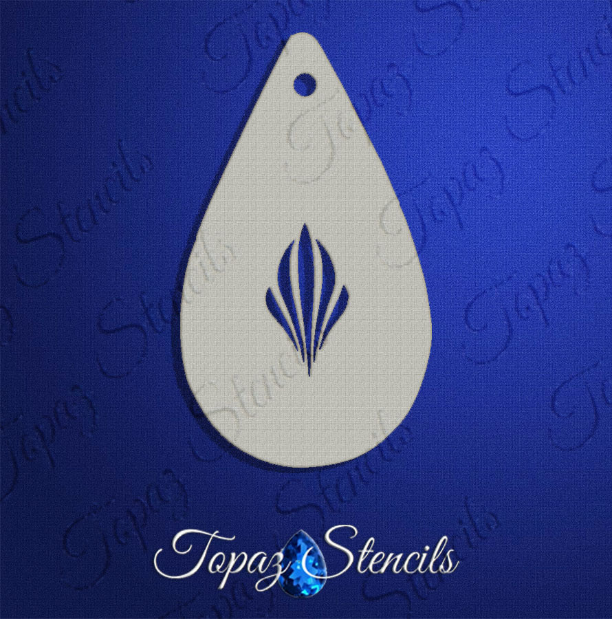 Fancy Fan stencil