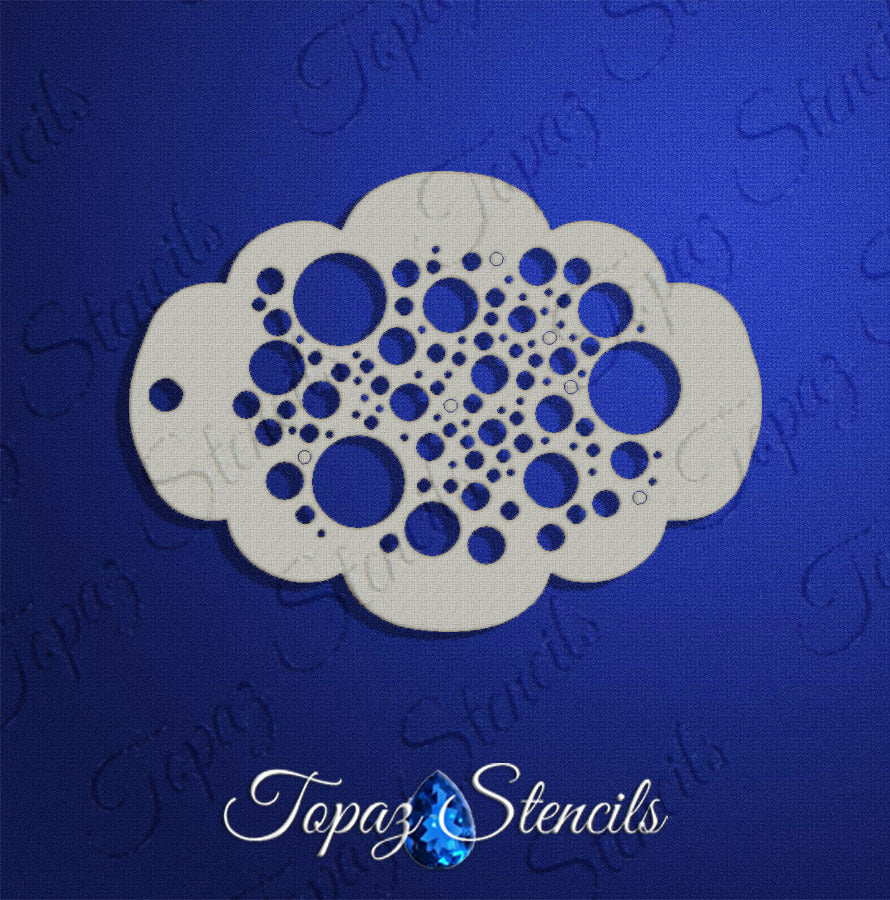 Bubbles Texture stencil