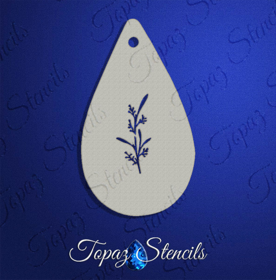 Plant Stem stencil