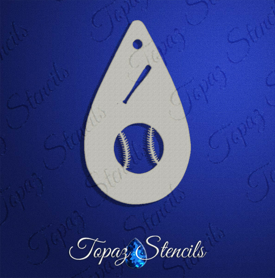 Baseball stencil