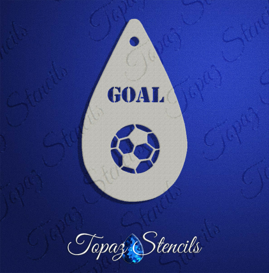 Soccer Ball stencil