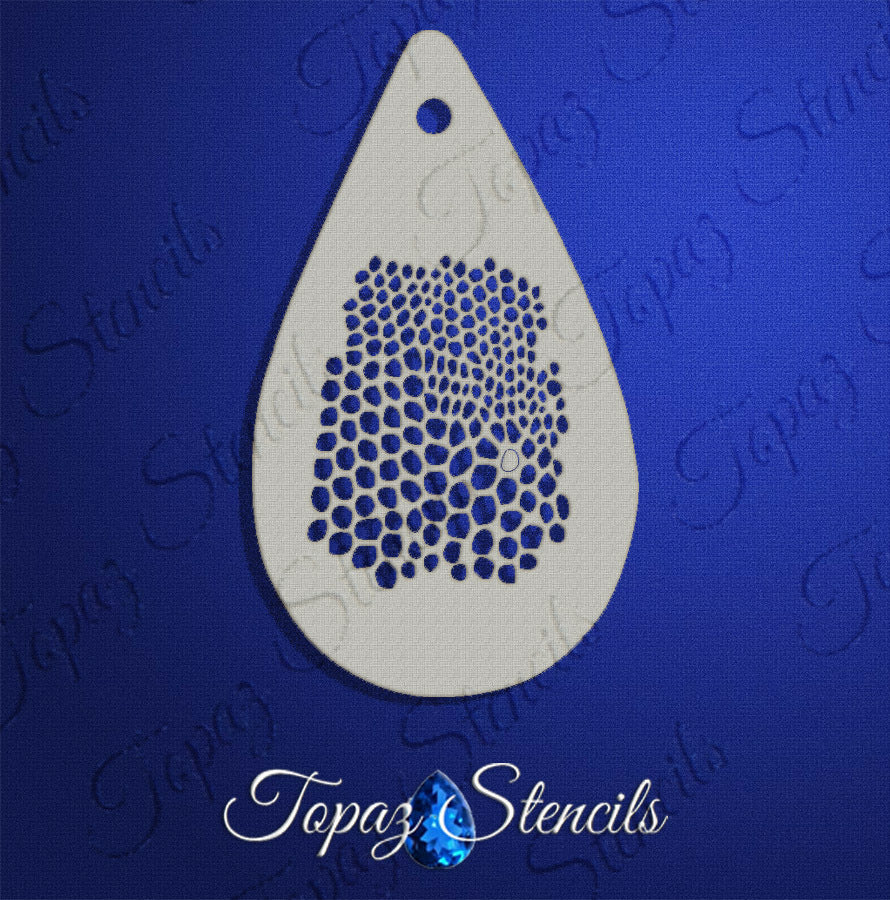 Organic Snakeskin stencil