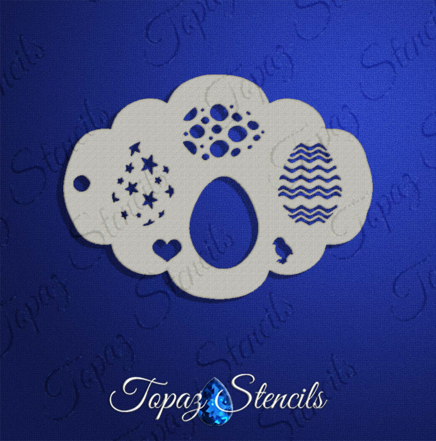 Easter Egg Patterns stencil