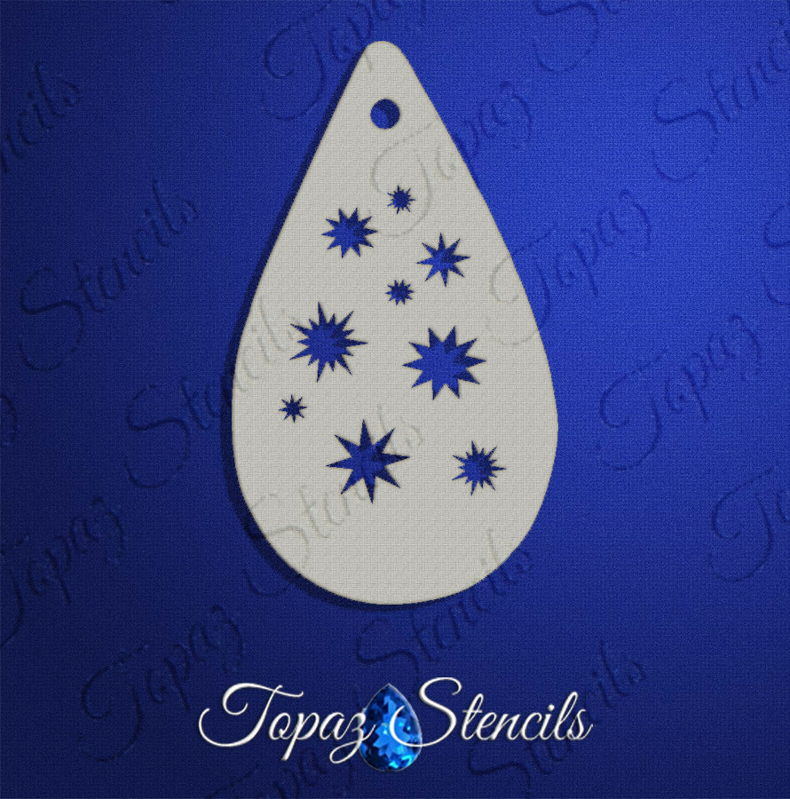 Graffiti Stars stencil