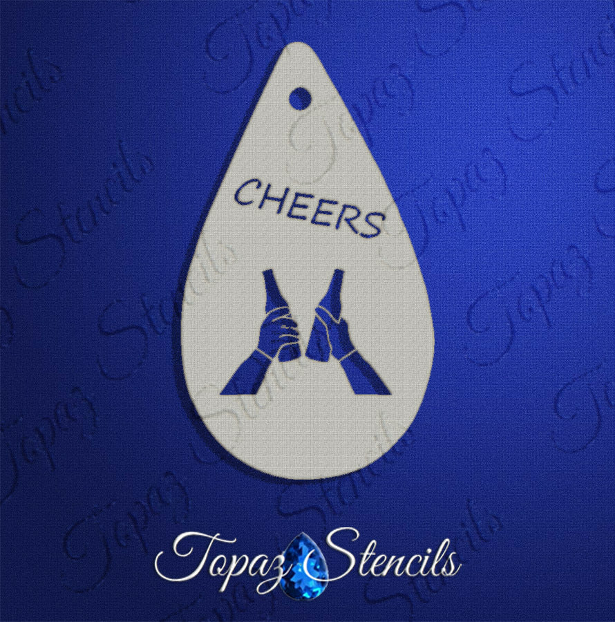 Cheers stencil