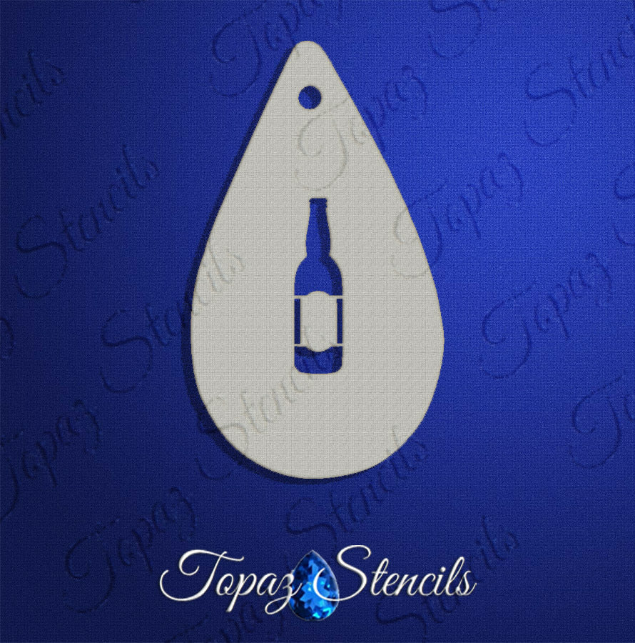 Beverage Bottle stencil