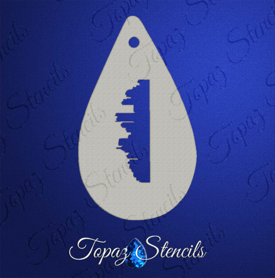 Cityscape stencil