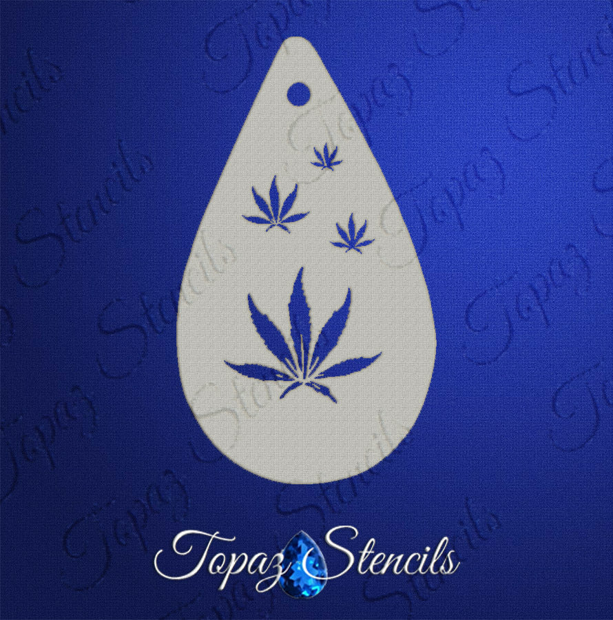 Cannabis stencil