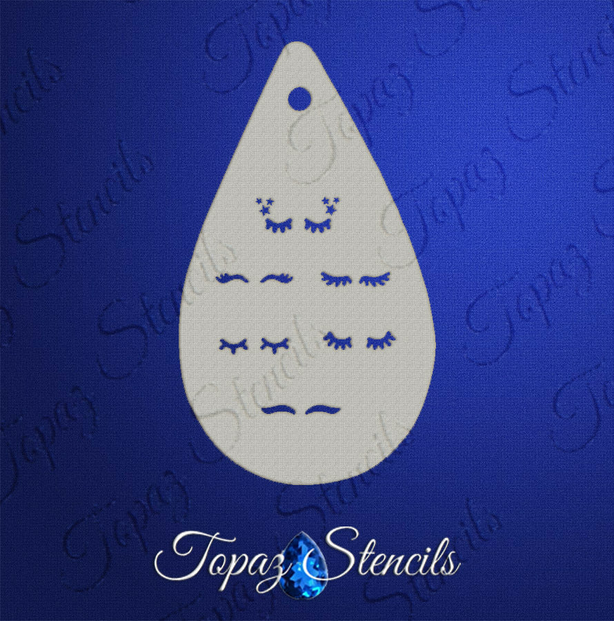 Lashes stencil