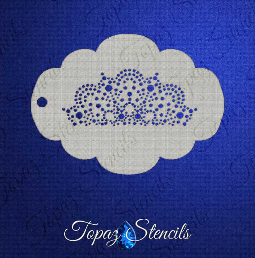 Mandala Dot Crown stencil
