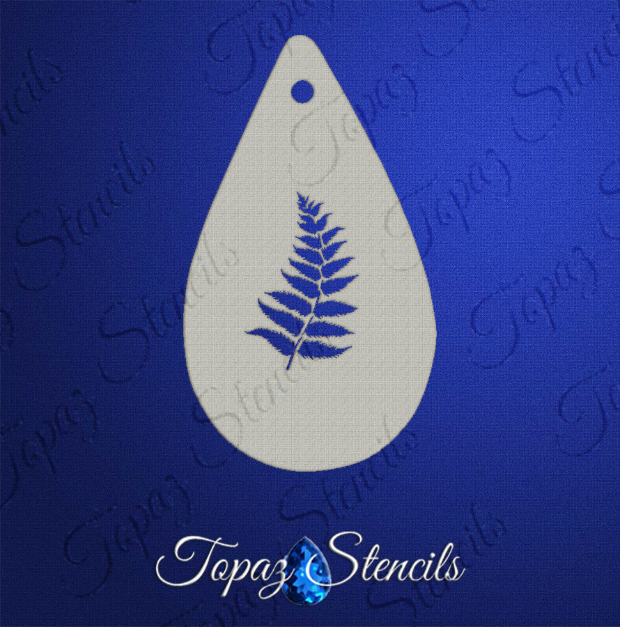 Fern Leaf stencil