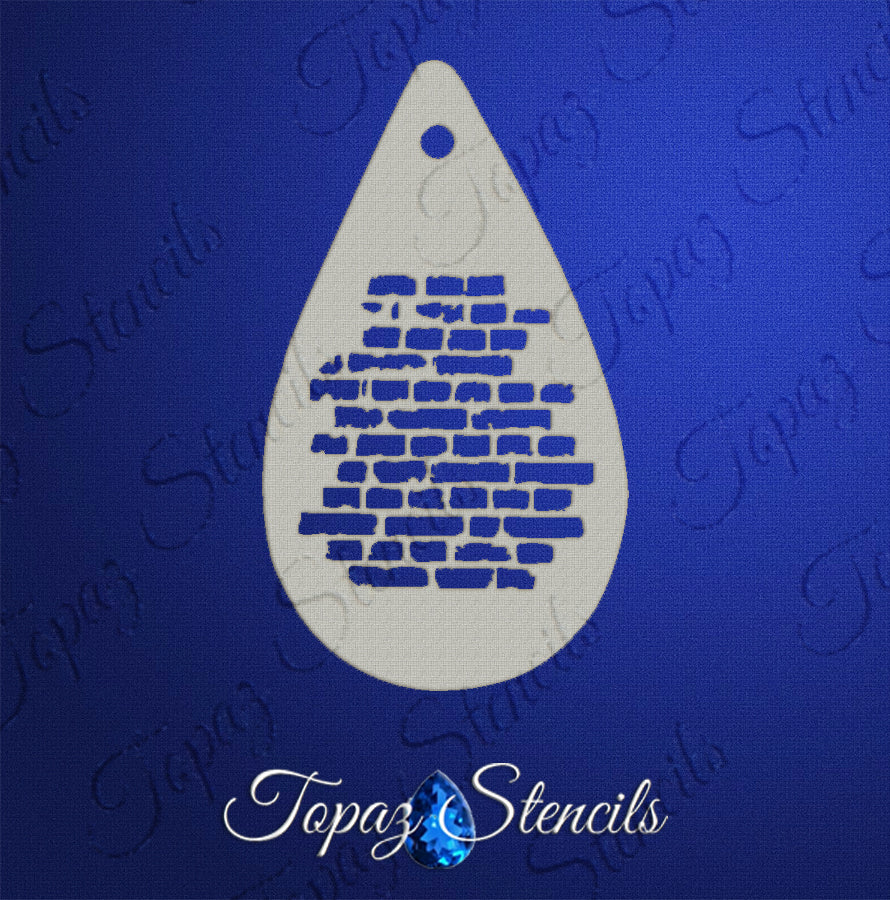 Small Brick Texture stencil