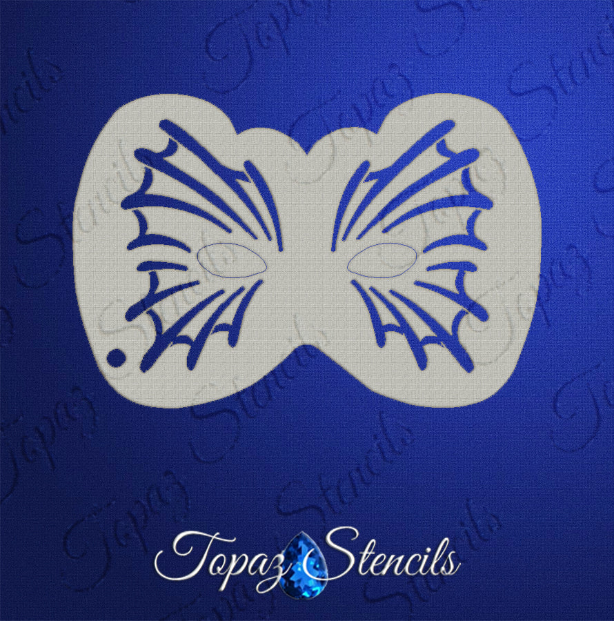 Spiderweb Flutter Eyes stencil