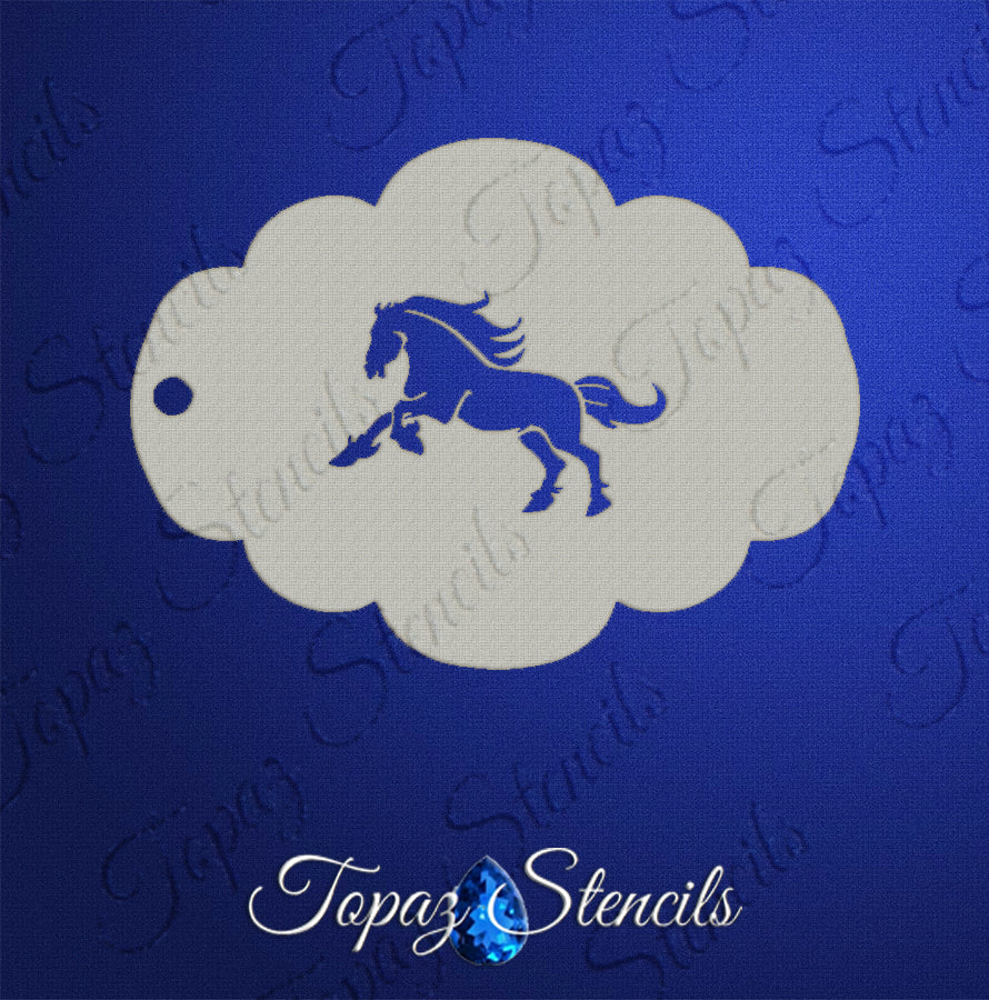 Running Horse stencil
