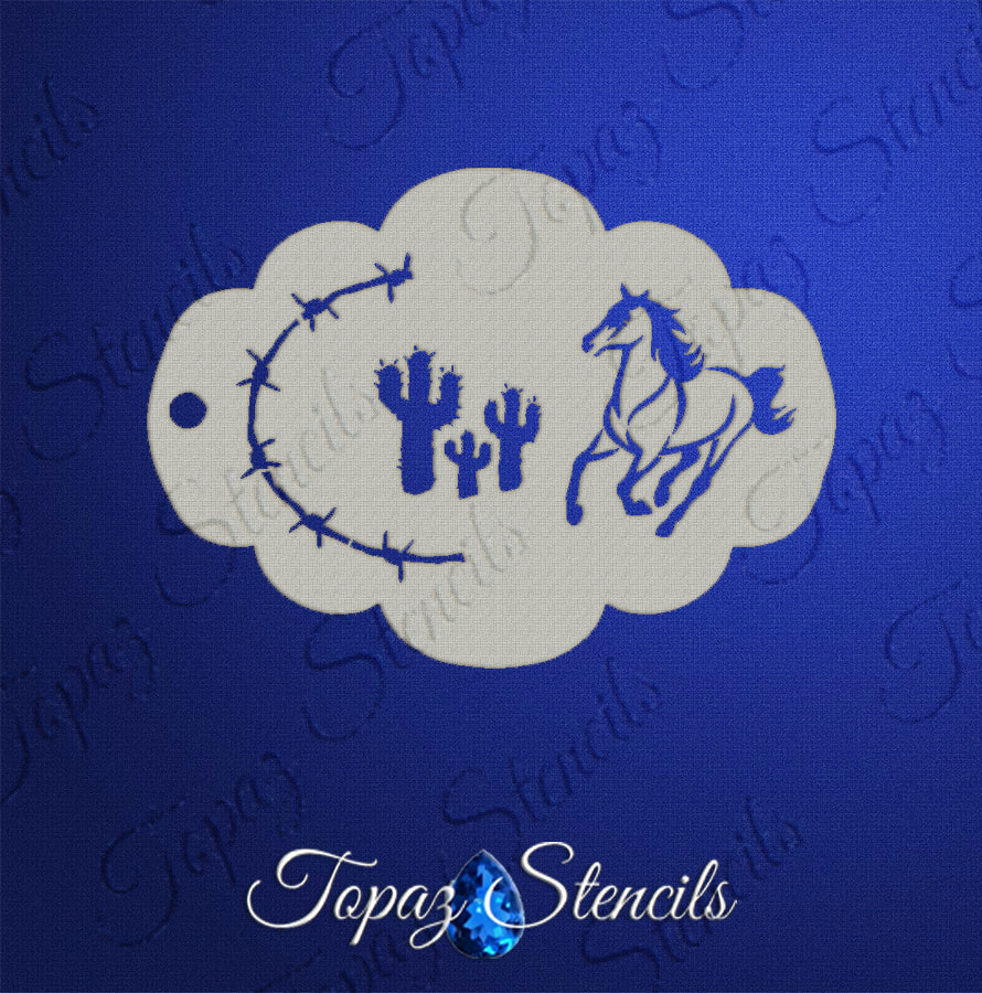 Western Elements stencil