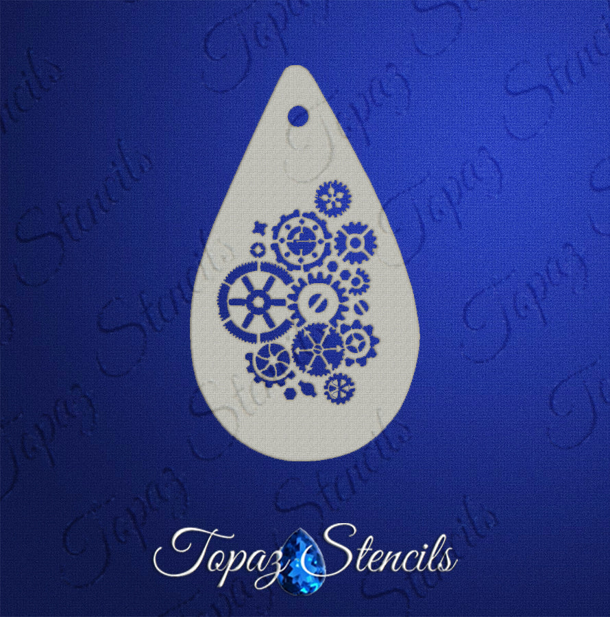 Steampunk Texture stencil