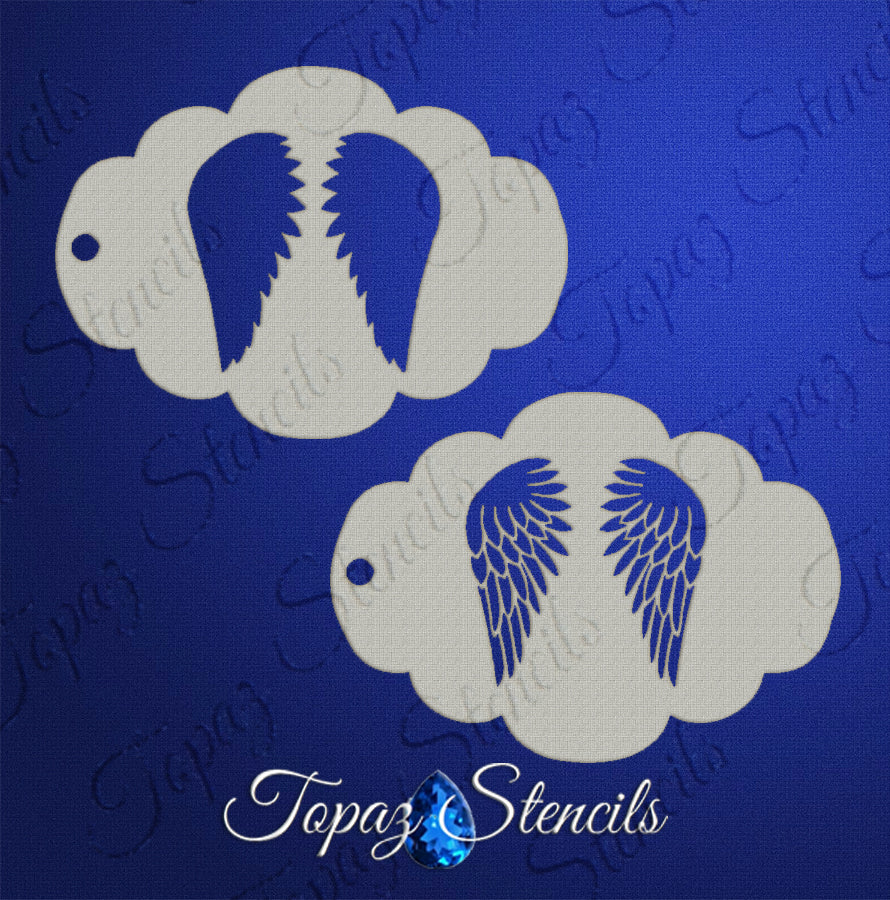 Angel Wings stencil