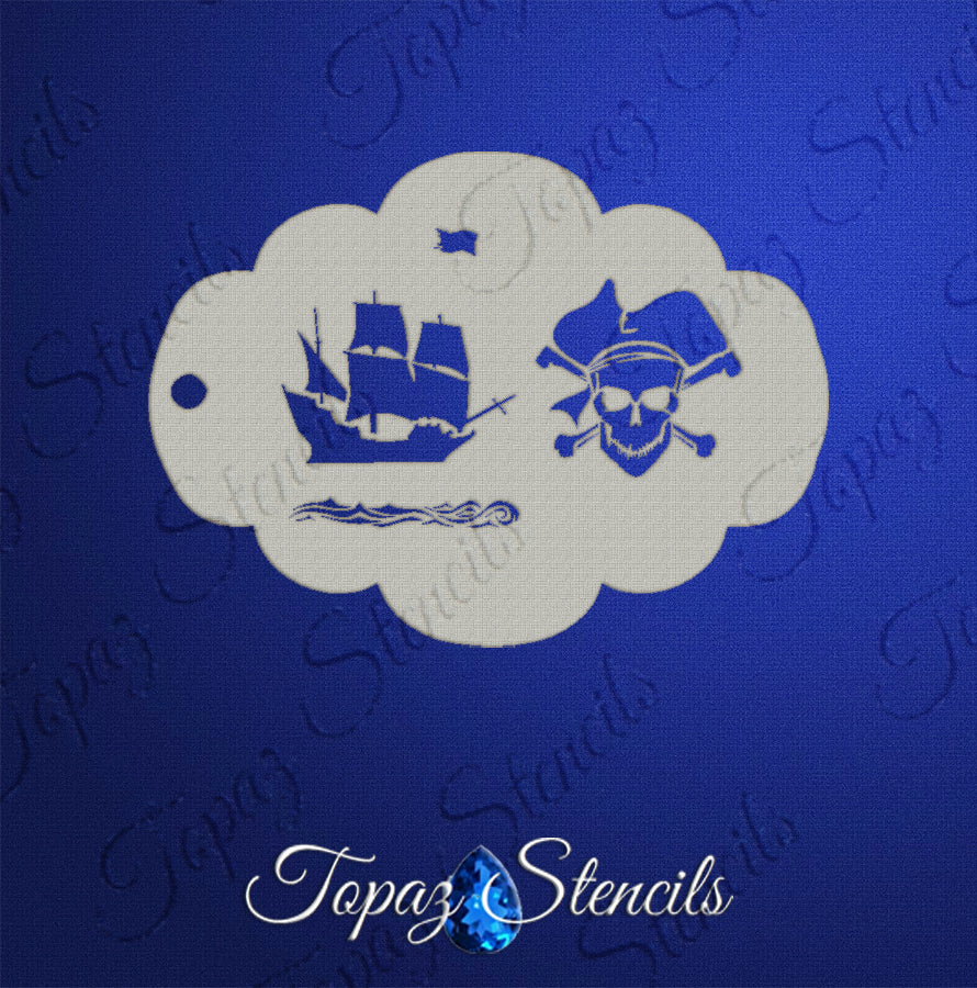 Pirate Elements 3 stencil