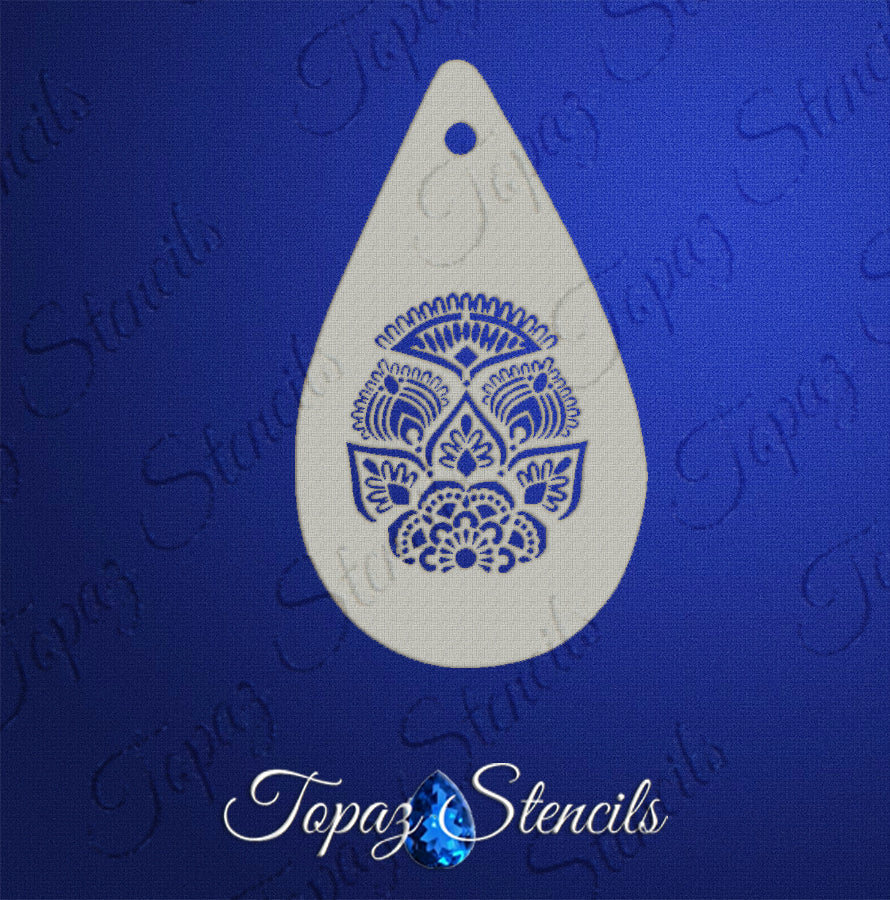 Henna Segment stencil