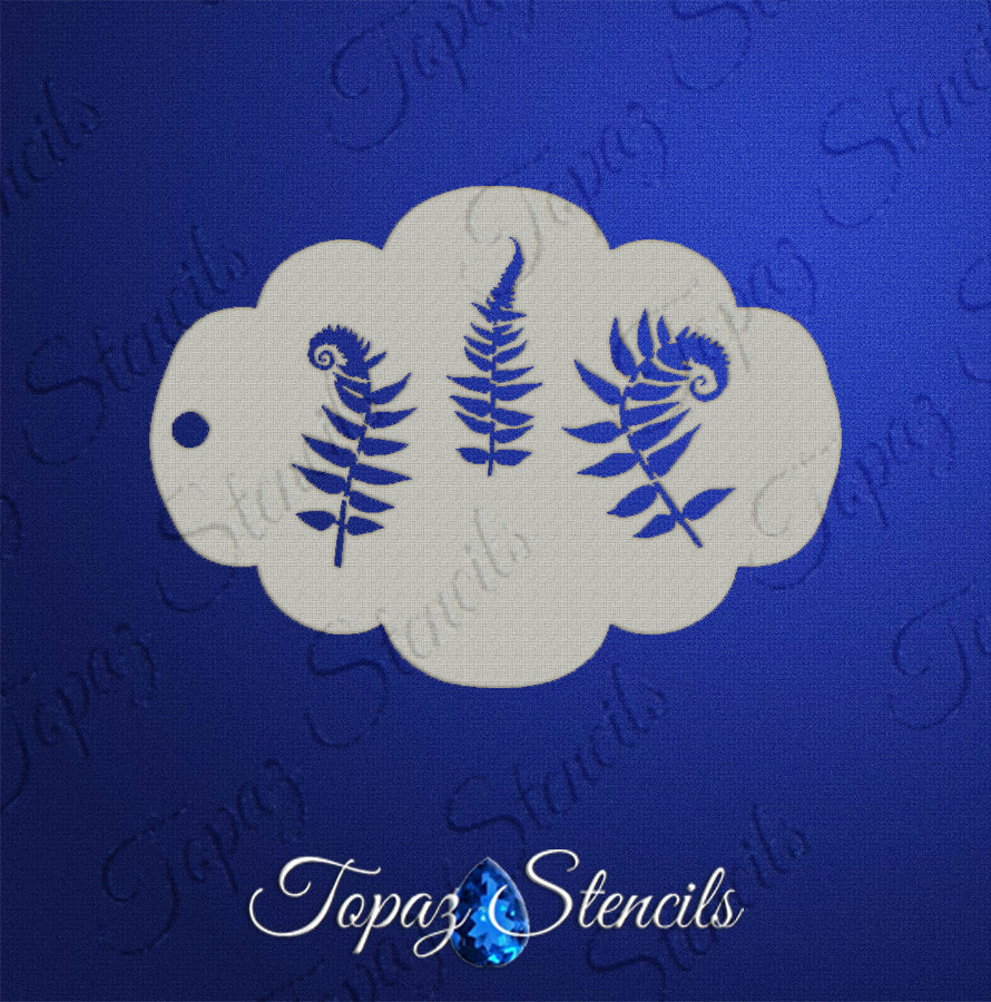 Fern Leaves stencil
