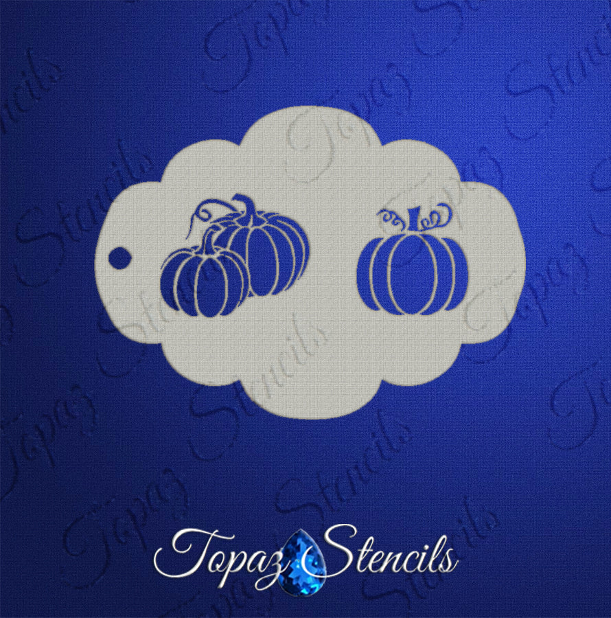 Pumpkins stencil