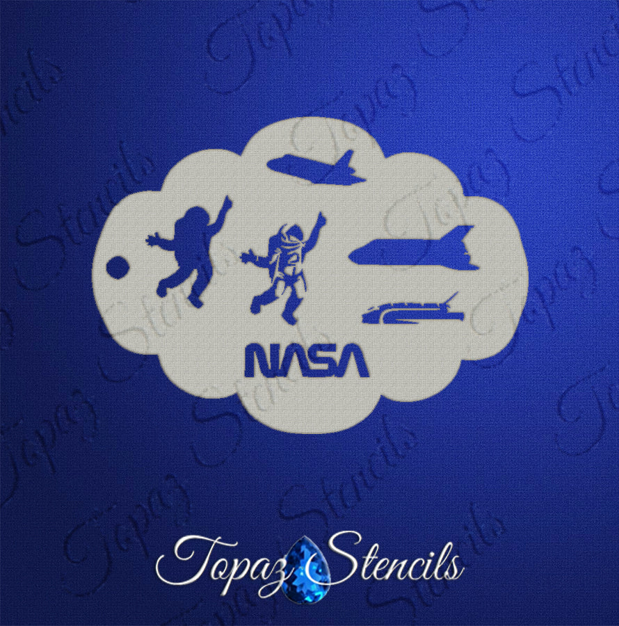Emerson's Space Collection stencil
