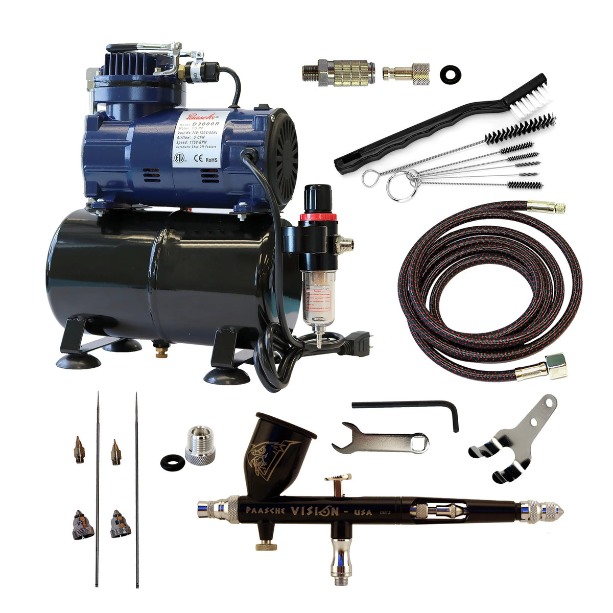 Paasche TGX-3000DA Airbrush Package