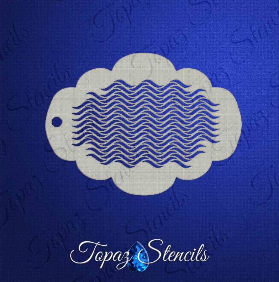 Wavy Texture stencil