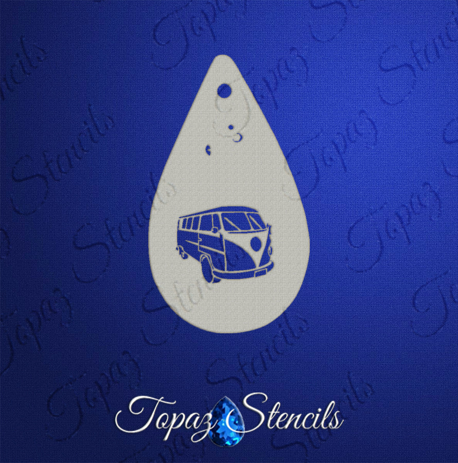 Small VW Bus stencil