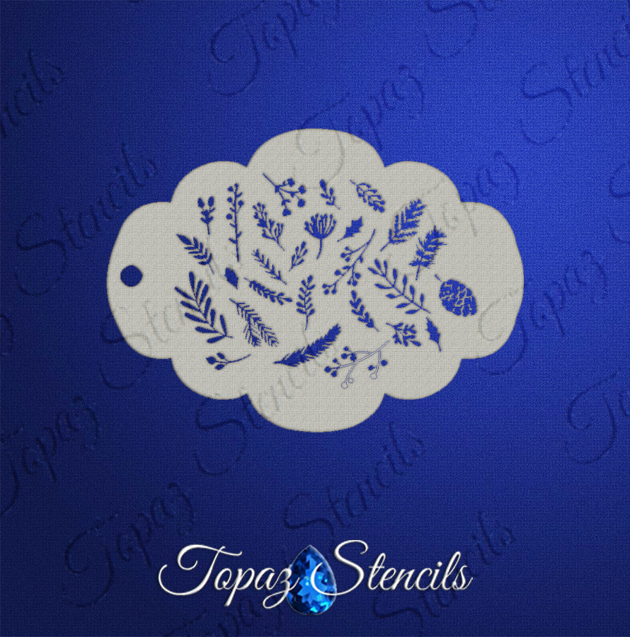 Plants stencil
