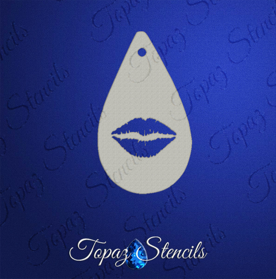 Lips stencil