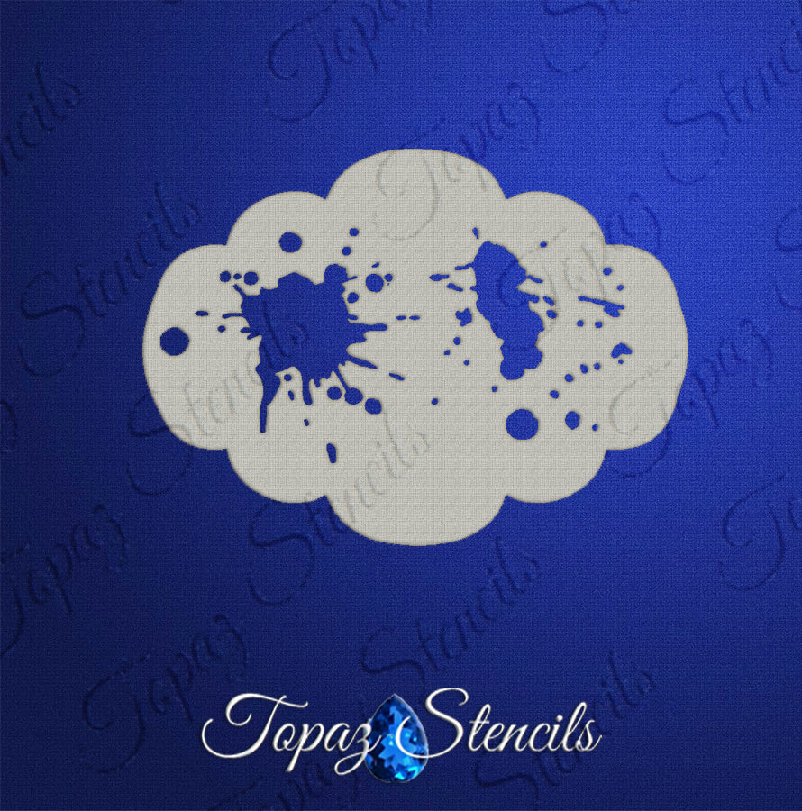 Splash Texture stencil