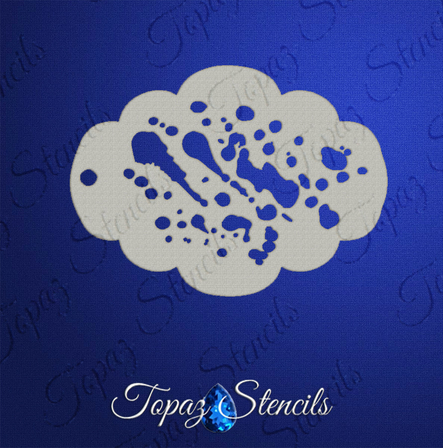 Crime Scene Texture stencil