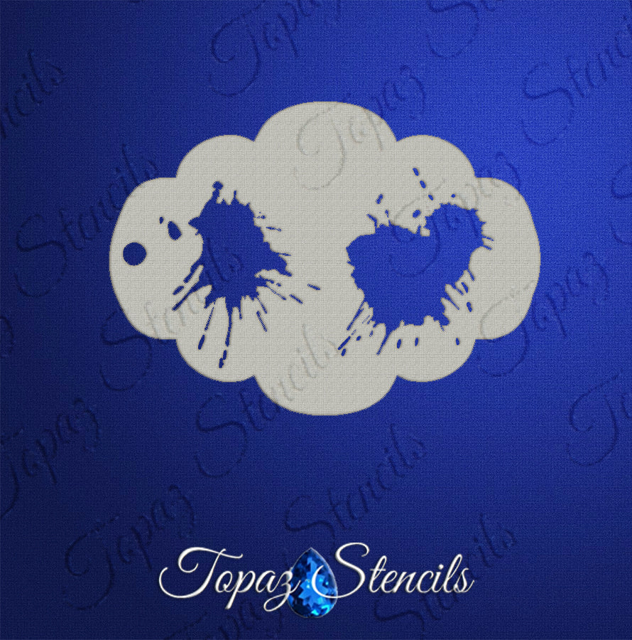 Blood Stain Texture stencil